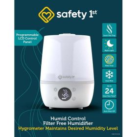 Humid Control Filter Free Cool Mist Humidifier, White