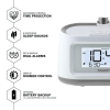 SHARP Projection Dual Alarm Clock with 8 Soothing Sleep Sounds, Easy to Read Display