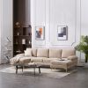 U-Shaped 4-Seat Indoor Modular Sofa Camel