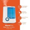 Warm Mist Humidifier, 250 sq ft, Blue, V750