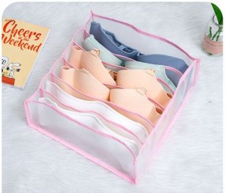 Underwear Storage Box Non-woven Fabric (Option: Pink-Bra)