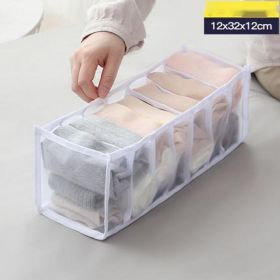 Underwear Storage Box Non-woven Fabric (Option: White-Panties)