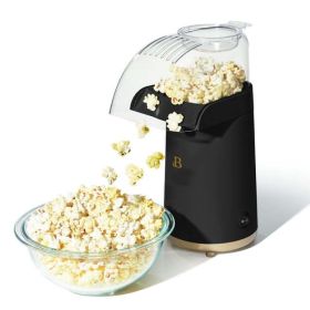 16 Cup Hot Air Electric Popcorn Maker, White Icing by Drew Barrymore (Color: Black Sesame)