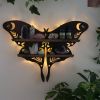 Wooden Wall Shelf Home Decoration Organizer Moon Butterfly Cat Bedroom Room Decor Storage Rack Wall-mount Display Stand Shelves